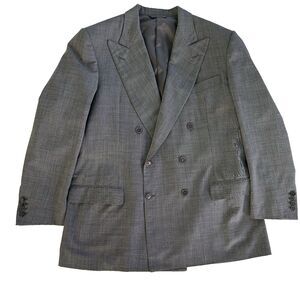 Loro Piana Blazer Sport Coat ?44R Charcoal Gray Tela 2 BY 2 Super 110s Jacket